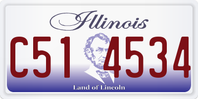 IL license plate C514534
