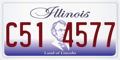 IL license plate C514577