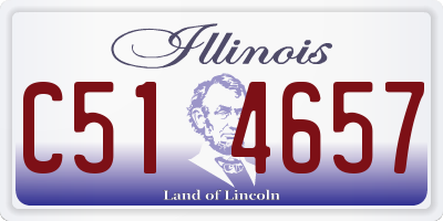 IL license plate C514657