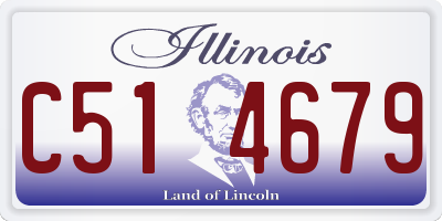 IL license plate C514679
