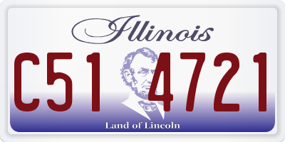 IL license plate C514721