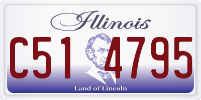IL license plate C514795
