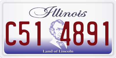 IL license plate C514891
