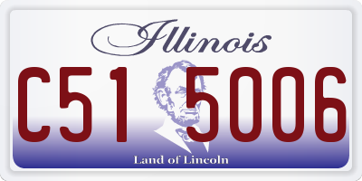 IL license plate C515006