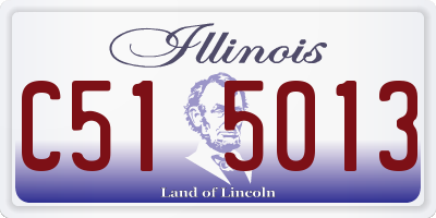 IL license plate C515013