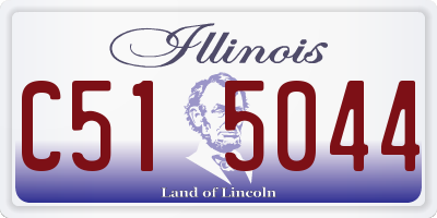 IL license plate C515044
