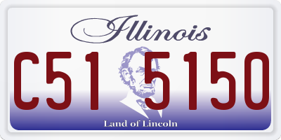 IL license plate C515150