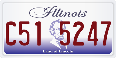 IL license plate C515247