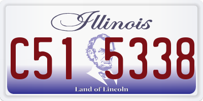 IL license plate C515338