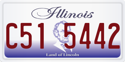 IL license plate C515442