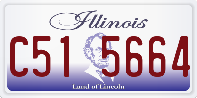IL license plate C515664