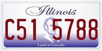 IL license plate C515788