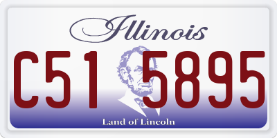 IL license plate C515895