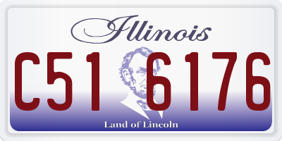 IL license plate C516176