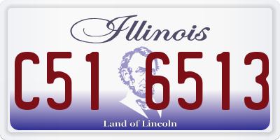 IL license plate C516513