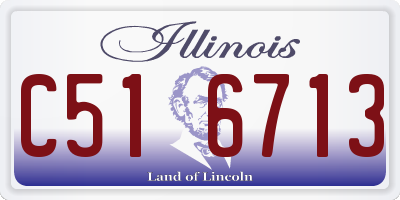 IL license plate C516713