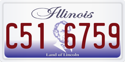 IL license plate C516759