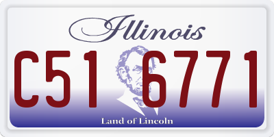IL license plate C516771