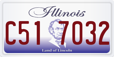 IL license plate C517032