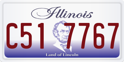 IL license plate C517767