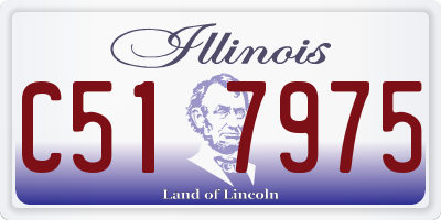 IL license plate C517975