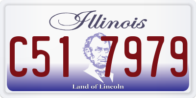 IL license plate C517979