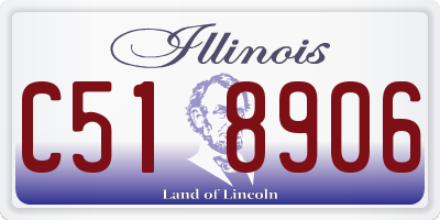 IL license plate C518906