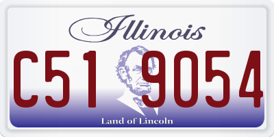 IL license plate C519054