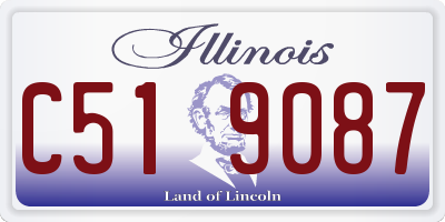 IL license plate C519087