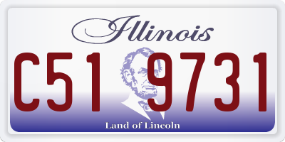 IL license plate C519731