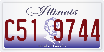IL license plate C519744