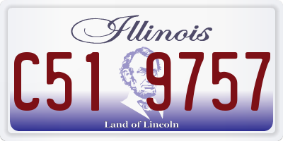 IL license plate C519757