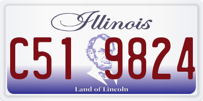 IL license plate C519824