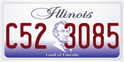 IL license plate C523085
