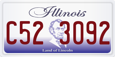 IL license plate C523092