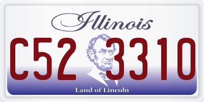 IL license plate C523310