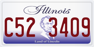 IL license plate C523409