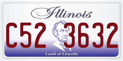 IL license plate C523632