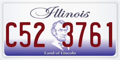 IL license plate C523761