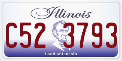 IL license plate C523793
