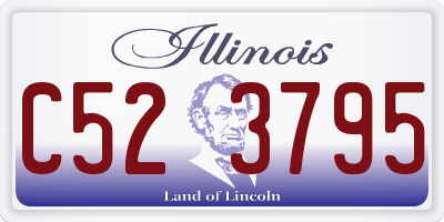 IL license plate C523795