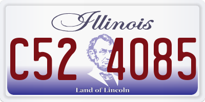 IL license plate C524085
