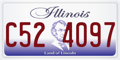 IL license plate C524097