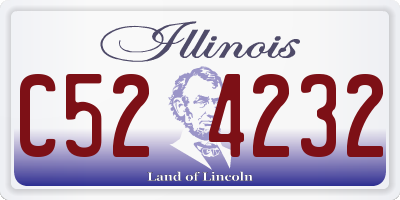 IL license plate C524232
