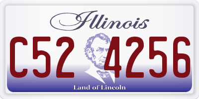 IL license plate C524256