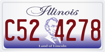 IL license plate C524278