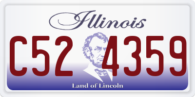 IL license plate C524359