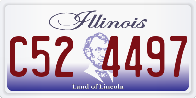 IL license plate C524497