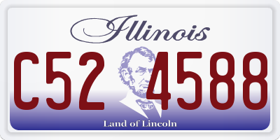 IL license plate C524588