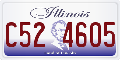 IL license plate C524605